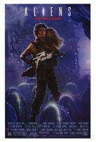 Aliens Sigourney Weaver Movie Poster.