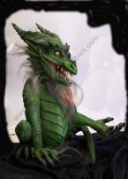 Green Dragon Puppet by Bump In The Night Productions.