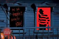 A Nightmare On Elm St Freddy Krueger Window Silhouette Decal by Rubie's