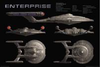 Star Trek U.S.S Enterprise Movie Poster