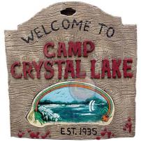 Friday The 13th, Jason Voorhees "Camp Crystal Lake" Sign by Rubie's.