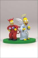 The Simpsons Series 2 Good & Evil Homer Figures by McFarlane.