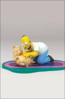 The Simpsons Movie Action Figures "Movie Mayhem Homer & Pig" by McFarlane.
