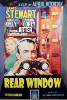 Rear Window Movie Poster James Stewart And Grace Kelly