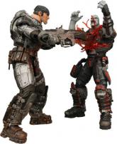 Gears Of War Series 2 Marcus Fenix Vs Locust Drone Figures by NECA.