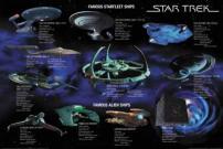 Star Trek Famous Starfleet Ships Poster