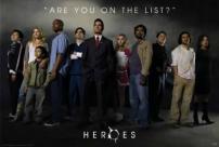 Heroes Season 1 Cast Movie Style Poster