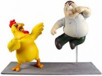 Family Guy Peter & Giant Chicken Boxed Set by MEZCO.