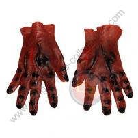 Brown Adult Soft Skin Rubber Monster Hands by Rubie's