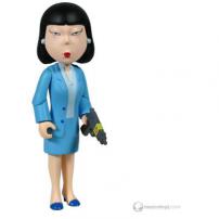 Family Guy Series 5 Figure "Tricia Takanawa" (Blue Suit) by MEZCO.