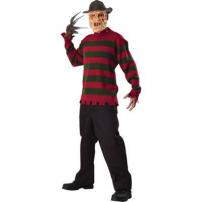 A Nightmare On Elm St Freddy Krueger Deluxe Sweater (Size XL) by Rubie's.