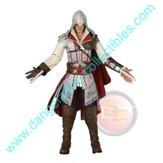 Assassin's Creed II Ezio Action Figure in White Outfit by NECA