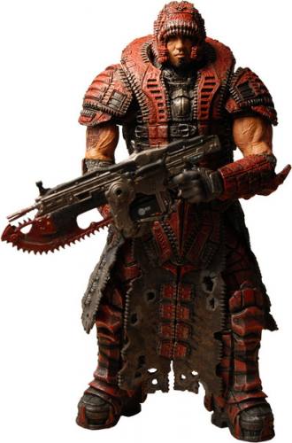 Gears Of War Series 4 Theron Disguise Dominic Santiago Figure by NECA