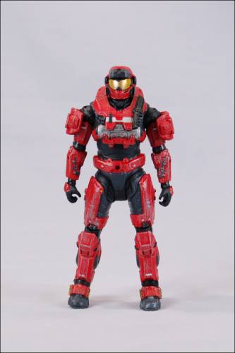 HALO Reach Series 4 Grenadier Figure (Red) + Armor Pack