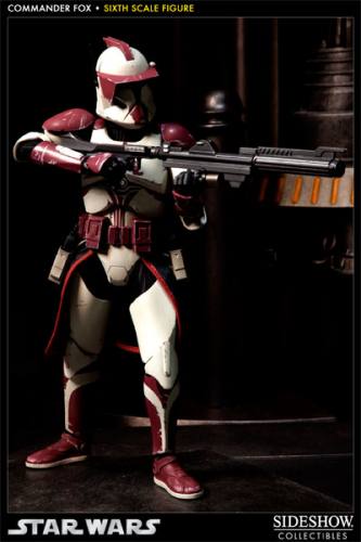 Star Wars Clone Commander Fox Figure by Sideshow Collectibles