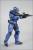 HALO Reach Series 3 Spartan Military Police Custom Male Blue Figure
