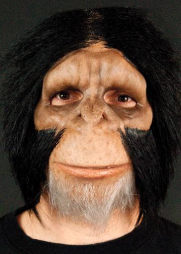 Chimpanzee Face Only Mask by Trick Or Treat Studios