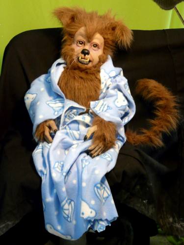 Werewolf Baby Puppet by Bump In The Night Productions.