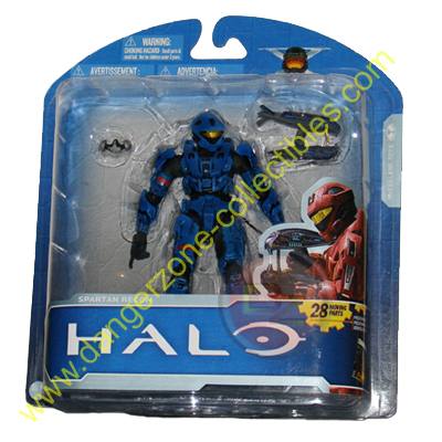 HALO Anniversary Series 1 Advance Spartan Recon Blue Figure