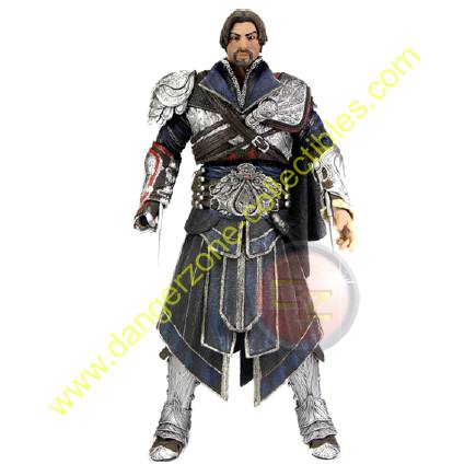 Assassin's Creed Brotherhood Ezio Figure in Unhooded Onyx Outfit by NECA
