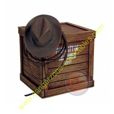 Indiana Jones Harrison Ford Artifact Crate Paperweight by Gentle Giant.