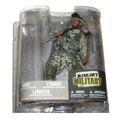 McFarlane Military Series 6 Army Infantry Grenadier Figure (African American)