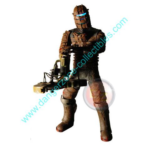 Dead Space Isaac Figure with Ripper Saw by NECA (Bloody Version).