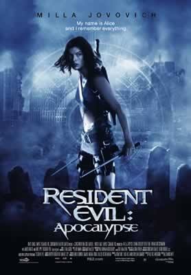 Resident Evil Apocalypse Milla Jovovich Movie Poster