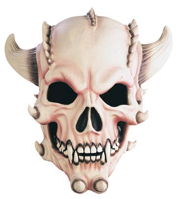 Demon Skull Adult Full Overhead Deluxe Latex Mask by Rubie's