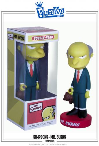 The Simpsons Mr Burns Bobble Head Knocker by FUNKO