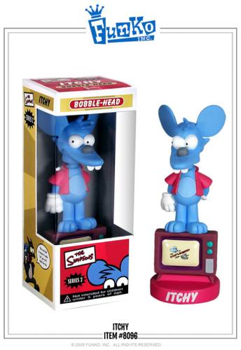 The Simpsons Itchy Bobble Head Knocker by FUNKO