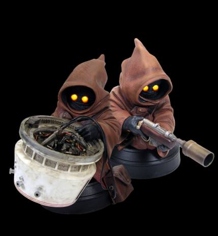 Star Wars Jawa Twin Pack (A New Hope) Mini Busts by Gentle Giant.