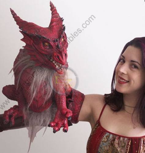 Red Dragon Puppet by Bump In The Night Productions.