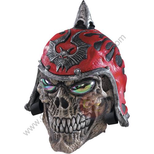 Dead City Choppers Demon Rider Skull Deluxe Latex Mask by Rubie's