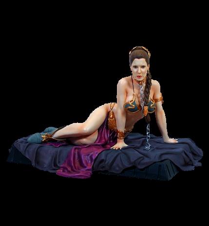 Princess Leia as Jabba's Slave Statue by Gentle Giant Studios.