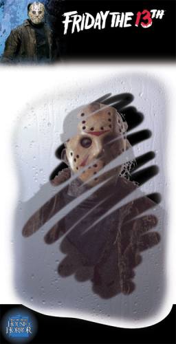 Friday The 13th, Jason Voorhees Mirror Grabber Decal by Rubie's.