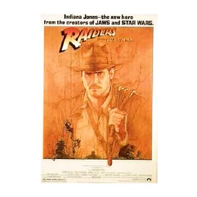 Indiana Jones Harrison Ford Raiders Of The Lost Ark Movie Poster