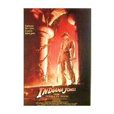 Indiana Jones Harrison Ford Temple Of Doom Movie Poster