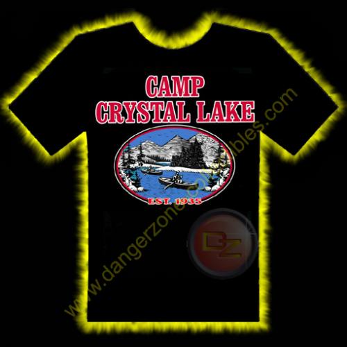 Friday The 13th Camp Crystal Lake Horror T-Shirt by Rotten Cotton.