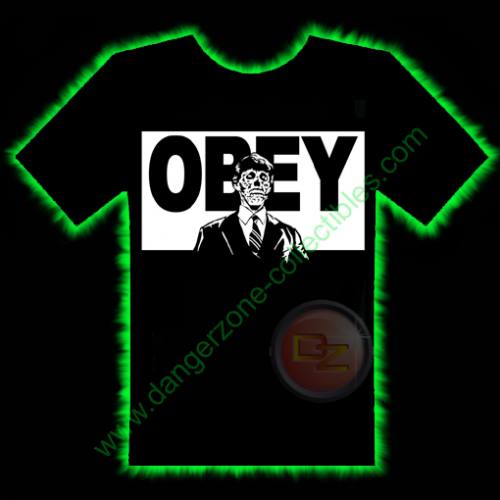 OBEY Horror T-Shirt by Fright Rags - LARGE