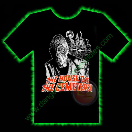 The House By The Cemetery Horror T-Shirt by Fright Rags - SMALL