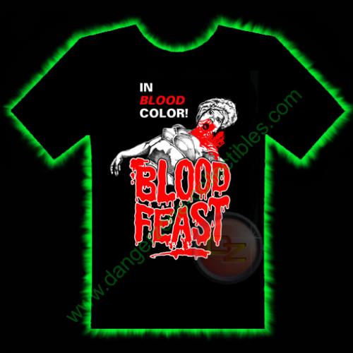 Blood Feast Horror T-Shirt by Fright Rags - EXTRA LARGE