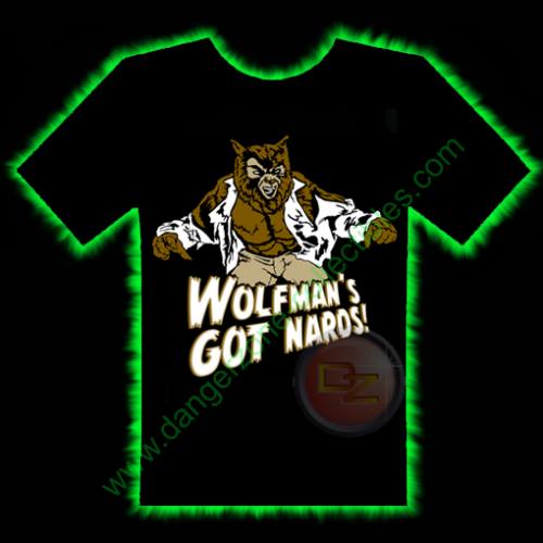 Wolfmans Got Nards Horror T-Shirt by Fright Rags - SMALL