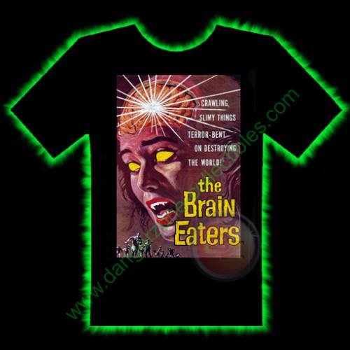 The Brain Eaters Horror T-Shirt by Fright Rags - SMALL