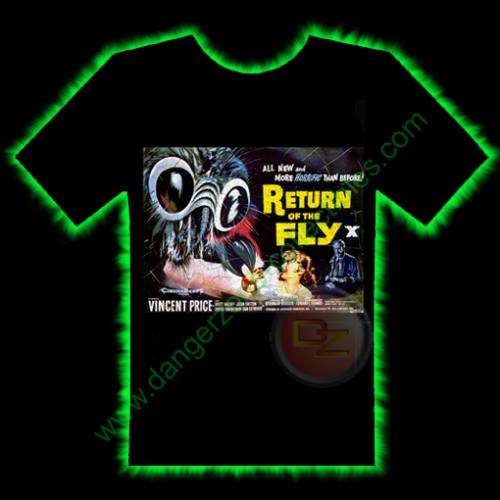 Return Of The Fly Horror T-Shirt by Fright Rags - SMALL