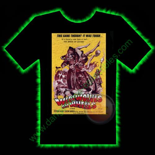 Werewolves On Wheels Horror T-Shirt by Fright Rags - SMALL