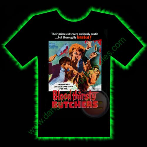 Bloodthirsty Butchers Horror T-Shirt by Fright Rags - MEDIUM