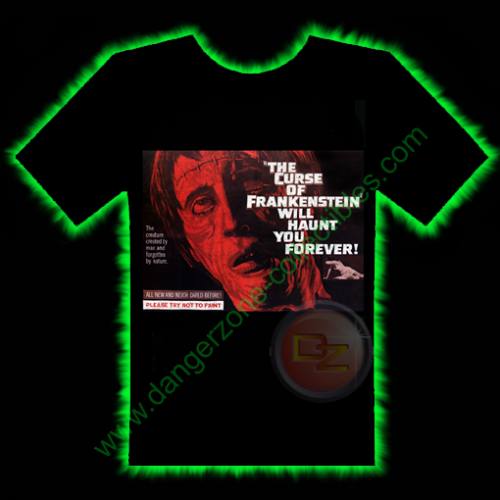 Curse Of Frankenstein Horror T-Shirt by Fright Rags - MEDIUM