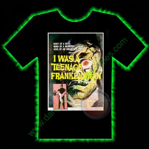 Teenage Frankenstein Horror T-Shirt by Fright Rags - MEDIUM
