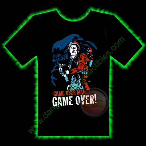 Game Over Alien Horror T-Shirt by Fright Rags - EXTRA LARGE